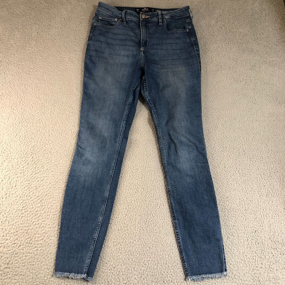 American Eagle Jeans Women 30x28 Dark Wash Hi-Rise‎ Super Skinny Stretch Denim